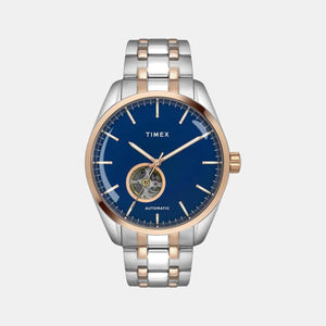 E Class Men Automatic Blue Dial Analog Stainless Steel Watch TWEG17506