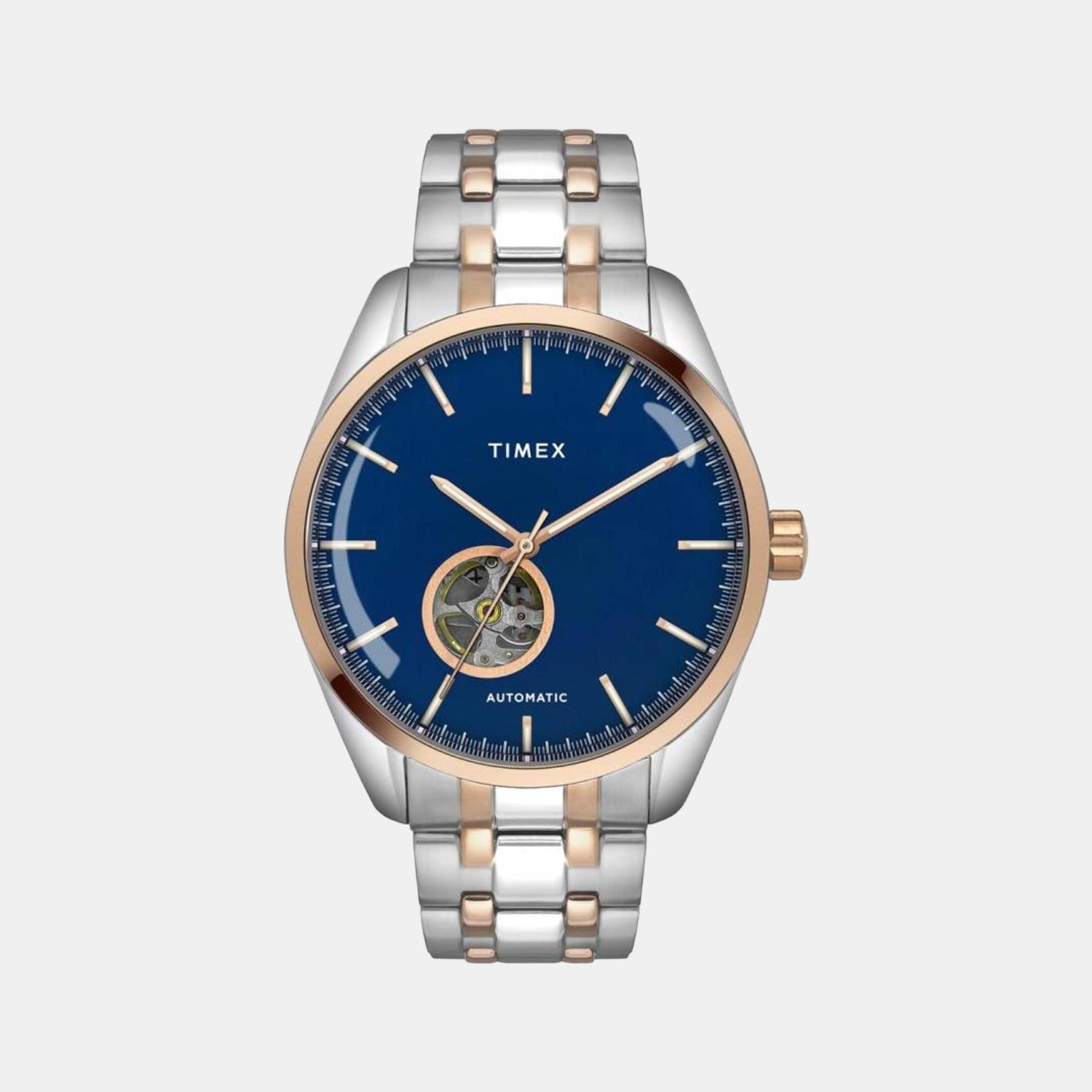 E Class Men Automatic Blue Dial Analog Stainless Steel Watch TWEG17506