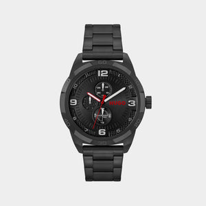 Grip Men Quartz Black Dial Chronograph Stainless Steel Watch 1530279
