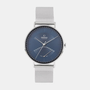 Elm Cyan Men Quartz Blue Dial Analog Stainless Steel Watch V213GUCLMC