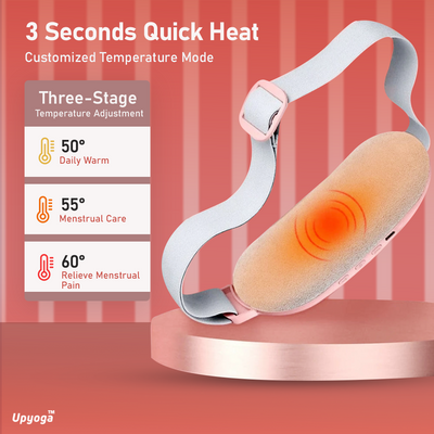 Maya's Dynamic Heat & Massage Therapy for Period Cramps | 1 Year Warranty | Upgraded