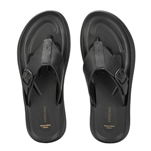 Comet Leather Slippers by Aspeerio