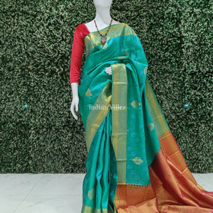 Light Green Pure Kanjivaram Silk Saree