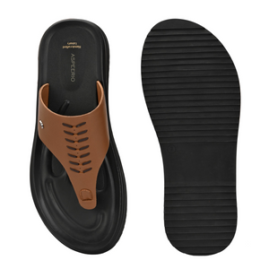 Comet Leather Slippers by Aspeerio