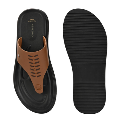 Comet Leather Slippers by Aspeerio