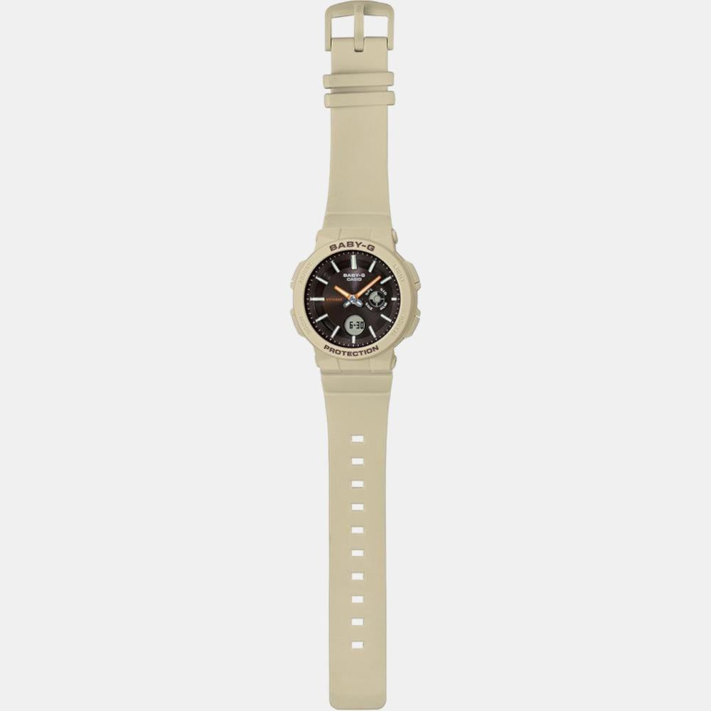 Baby-G Women Quartz Black Dial Analog-Digital Resin Watch BX155