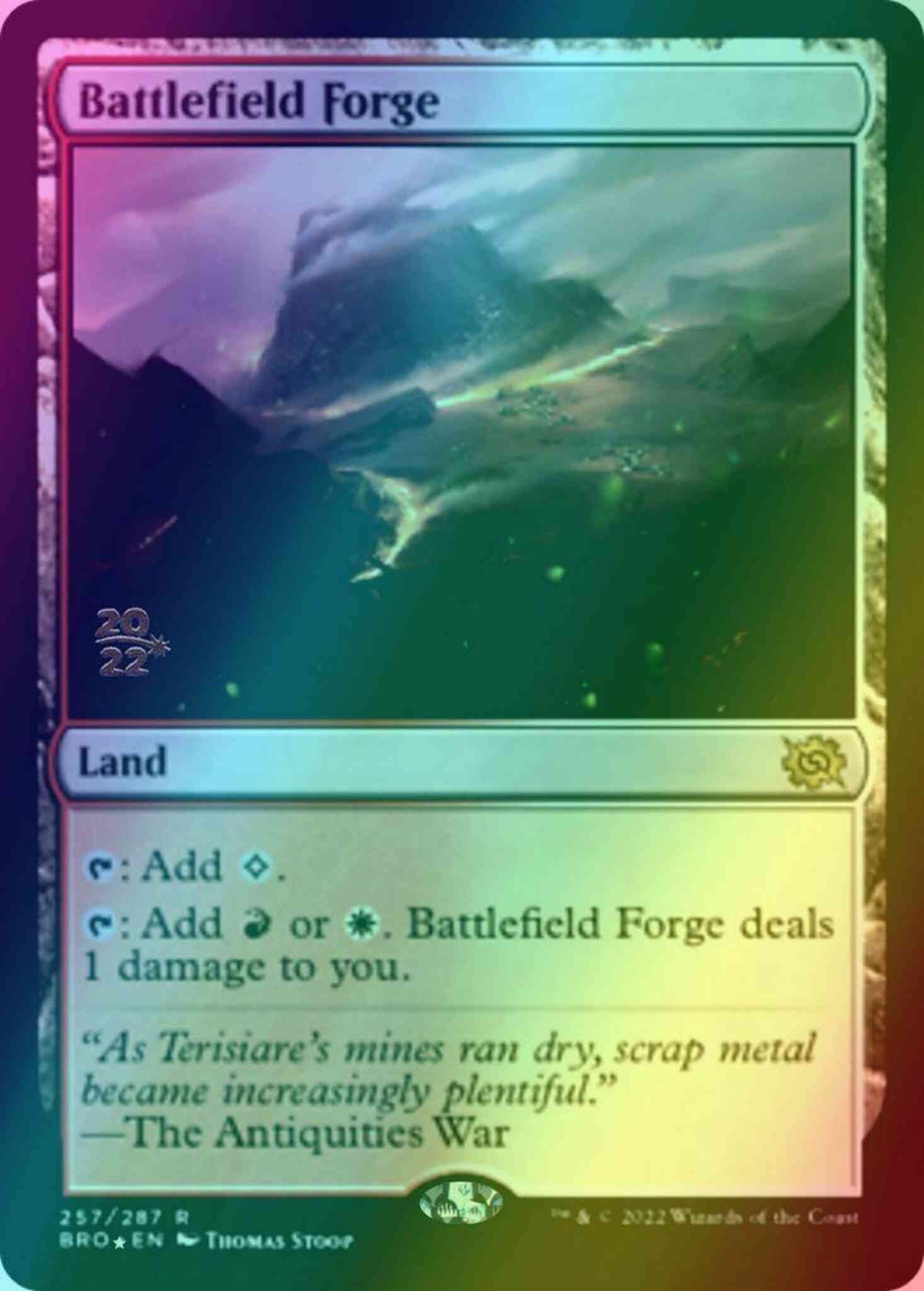 Battlefield Forge [257s] [Prerelease] [The Brothers' War: Promos] [Foil]