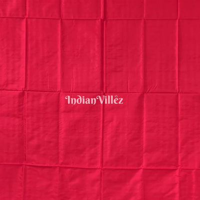Wine Red Color Tribal Theme Sambalpuri Ikat Silk Saree