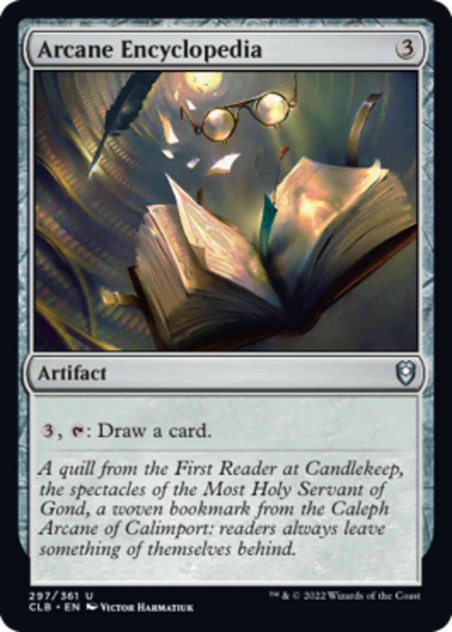 Arcane Encyclopedia [297] [Commander Legends: Battle for Baldur's Gate] [Non-Foil]