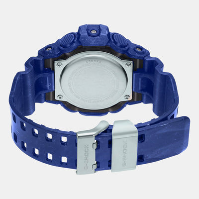 G-Shock Men Quartz Blue Dial Analog-Digital Resin Watch G1256