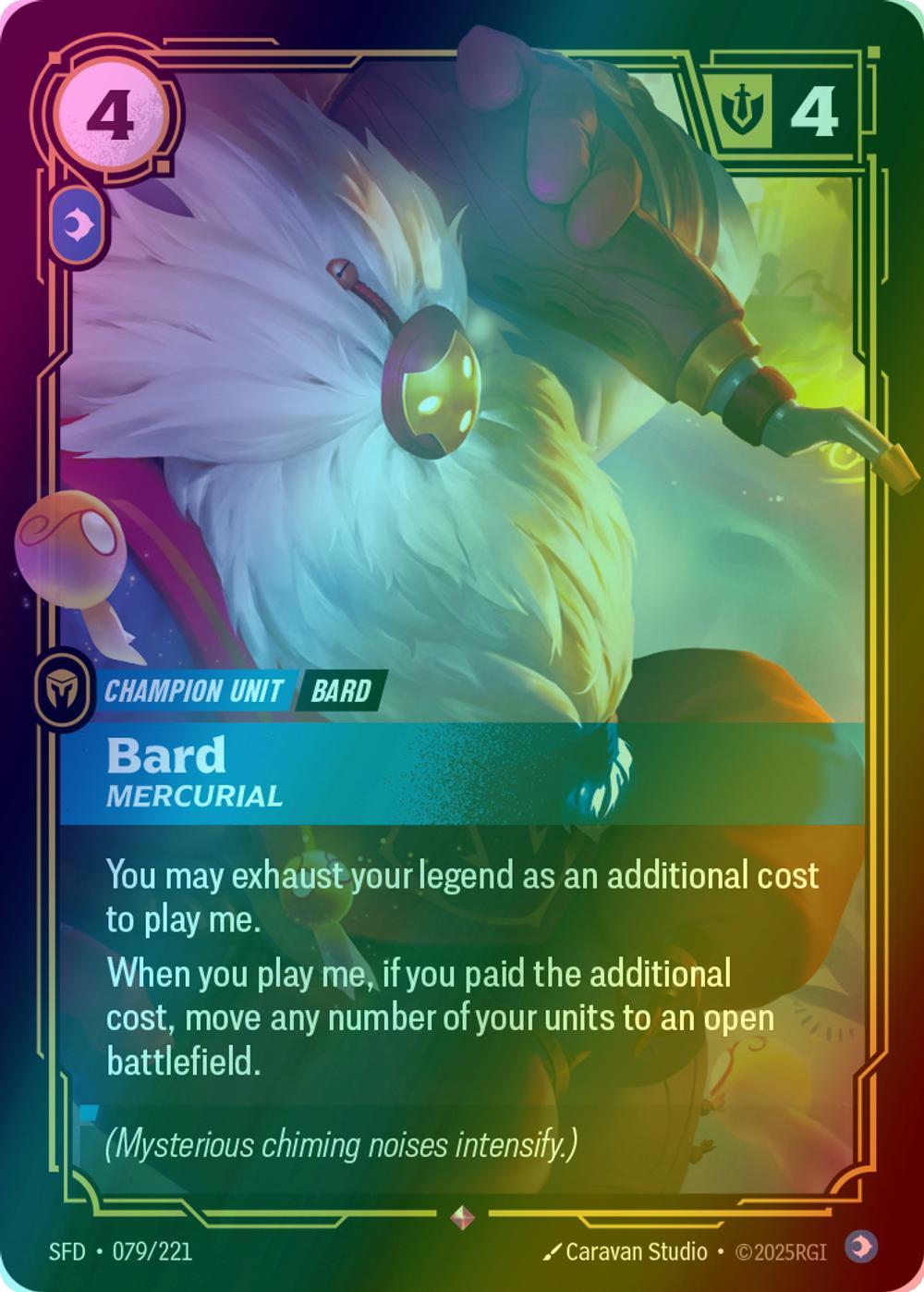 Bard - Mercurial - 079/221 [Spiritforged] [Foil]