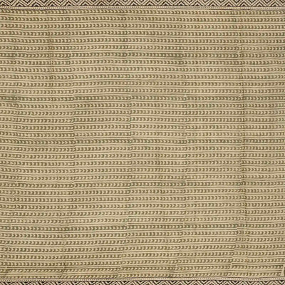 Green Handloom Chanderi Cotton Saree With Printed Motifs