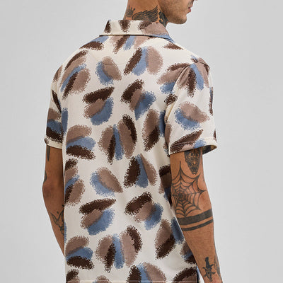 Multi Abstract Box Fit Shirt