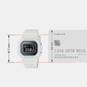 G-Shock Women Quartz Black Dial Digital Resin Watch G1355