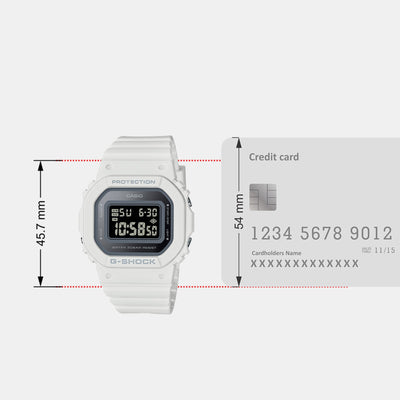 G-Shock Women Quartz Black Dial Digital Resin Watch G1355
