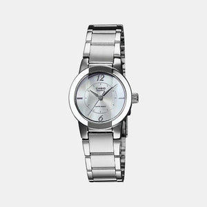 Enticer Women Quartz White Dial Analog Stainless Steel Watch SH35