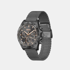 Hero Men Quartz Grey Dial Chronograph Mesh Watch 1514021