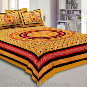 COMBO104  Beautiful Multicolor 4 Bedsheet + 8 Pillow Cover