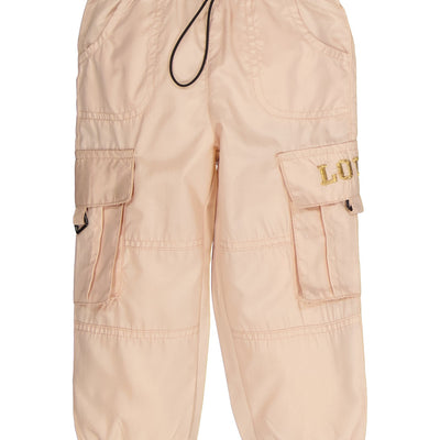 Toddler Girls Love Embroidered Cargo Pants