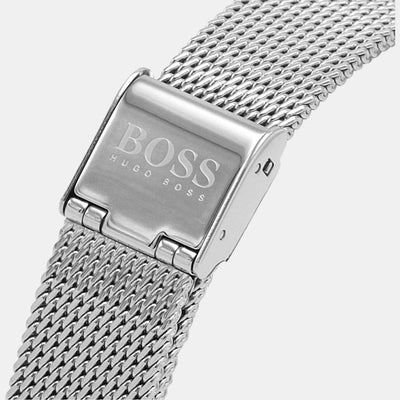 Flawless Women Quartz Silver Dial Analog Stainless Steel Watch 1502551
