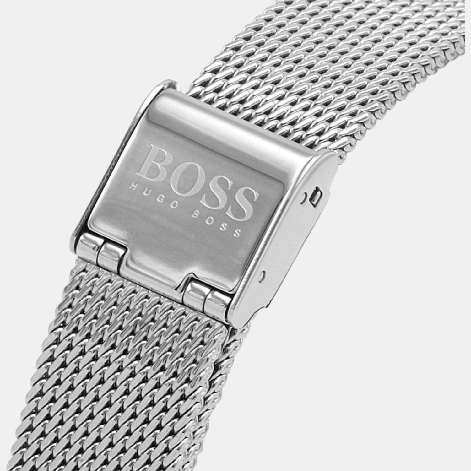 Flawless Women Quartz Silver Dial Analog Stainless Steel Watch 1502551