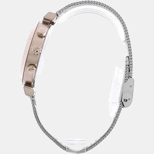 Flawless Women Quartz Silver Dial Analog Stainless Steel Watch 1502551