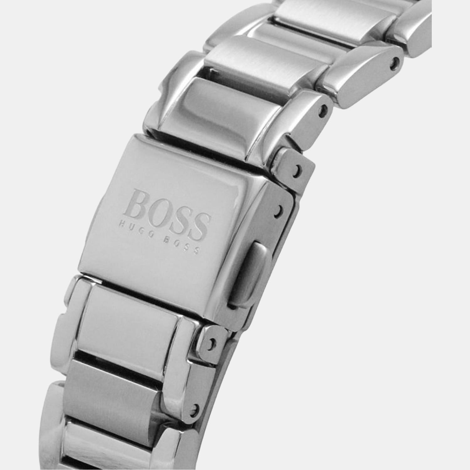 Grand Course Women Quartz Blue Dial Analog Stainless Steel Watch 1502583