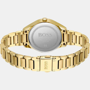Grand Course Women Quartz Gold Dial Chronograph Stainless Steel Watch 1502584