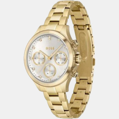 Hera Men Quartz White Dial Chronograph Stainless Steel Watch 1502628