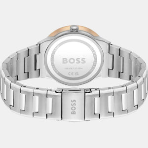 Breath Women Quartz Silver Dial Analog Stainless Steel Watch 1502646