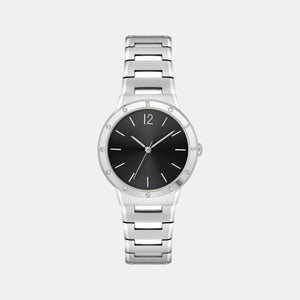 Breath Women Quartz Brown Dial Analog Stainless Steel Watch 1502647
