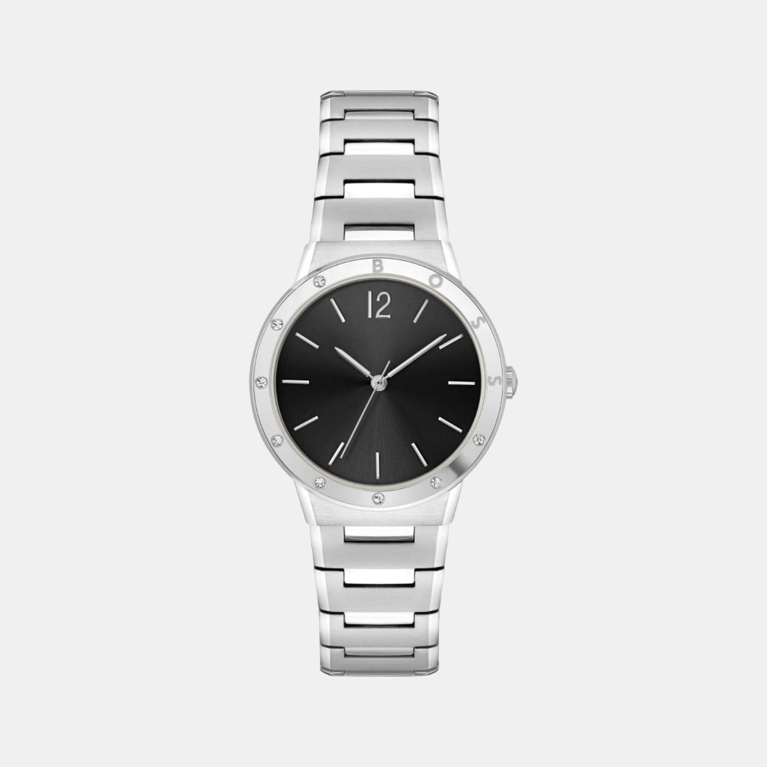Breath Women Quartz Brown Dial Analog Stainless Steel Watch 1502647