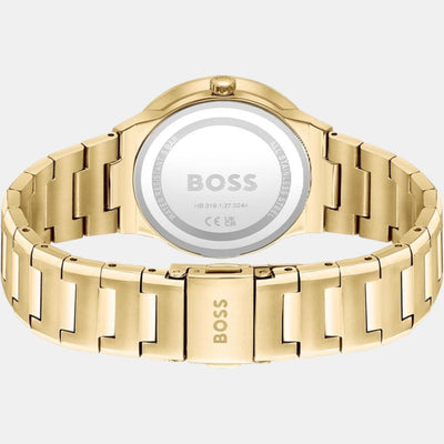 Breath Women Quartz Green Dial Analog Stainless Steel Watch 1502649