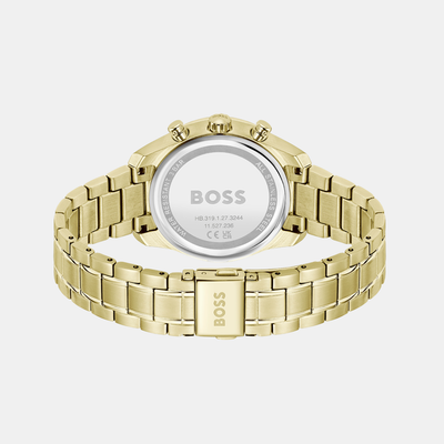 Grand Tour Women Quartz Gold Dial Chronograph Stainless Steel Watch 1502768