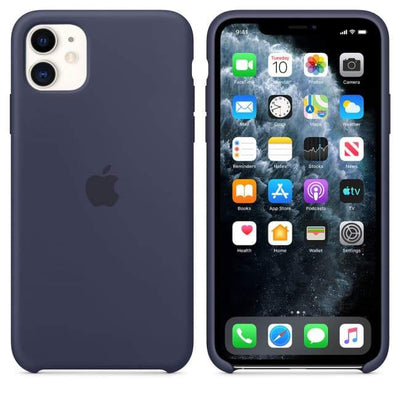 Silicone Case For iPhone 11 - Midnight Blue