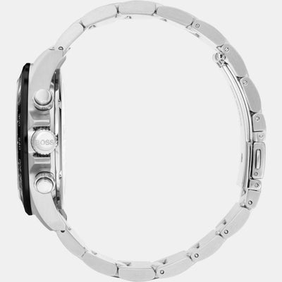 Hero Men Quartz Black Dial Chronograph Stainless Steel Watch 1513757