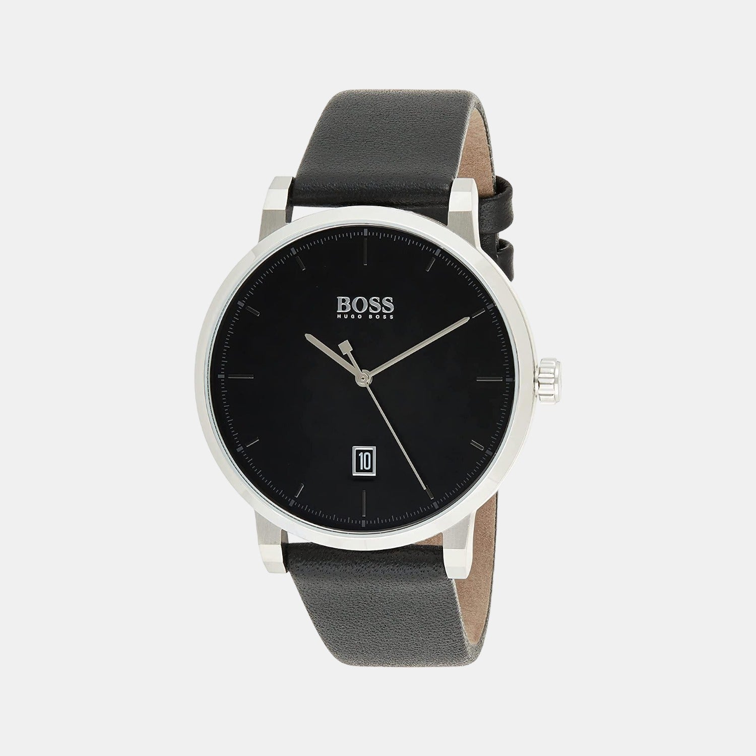Confidence Men Quartz Black Dial Analog Leather Watch 1513790