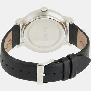 Confidence Men Quartz Black Dial Analog Leather Watch 1513790