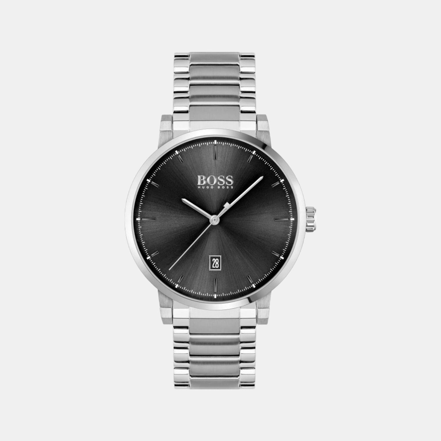 Confidence Men Quartz Black Dial Analog Stainless Steel Watch 1513792