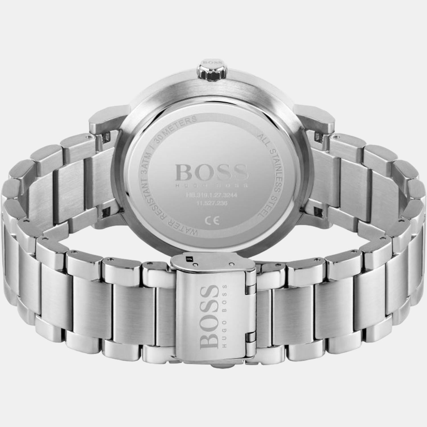 Confidence Men Quartz Black Dial Analog Stainless Steel Watch 1513792