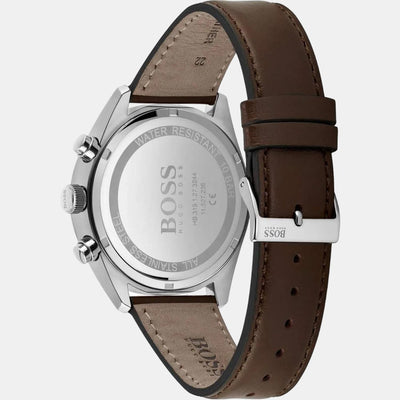 Champion Men Quartz Grey Dial Analog Leather Watch 1513815