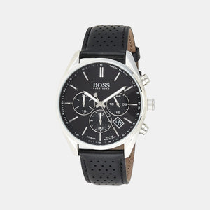 Champion Women Quartz Black Dial Chronograph Leather Watch 1513816