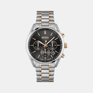Champion Unisex Quartz Black Dial Chronograph Stainless Steel Watch 1513819