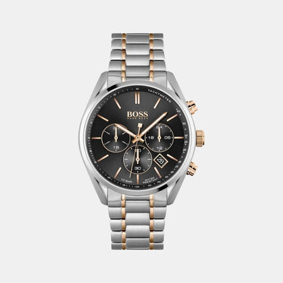 Champion Unisex Quartz Black Dial Chronograph Stainless Steel Watch 1513819