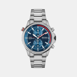Globetrotter Men Quartz Blue Dial Chronograph Stainless Steel Watch 1513823