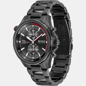 Globetrotter Men Quartz Black Dial Chronograph Stainless Steel Watch 1513825