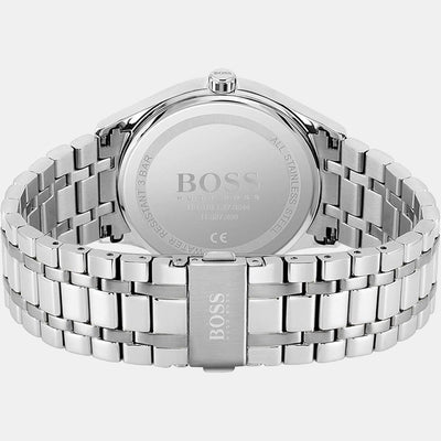 Commissioner Men Quartz Black Dial Analog Stainless Steel Watch 1513833
