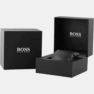 Commissioner Men Quartz Black Dial Analog Stainless Steel Watch 1513833