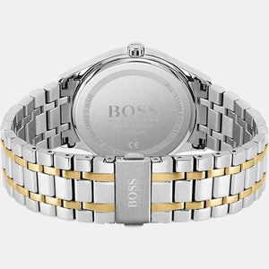 Commissioner Men Quartz Silver Dial Analog Stainless Steel Watch 1513835