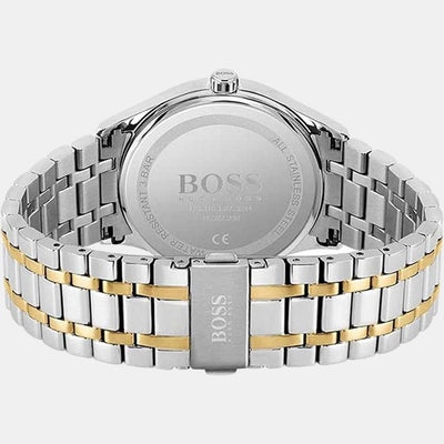 Commissioner Men Quartz Silver Dial Analog Stainless Steel Watch 1513835